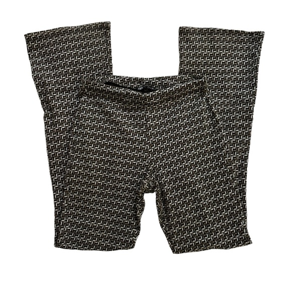 ZARA JACQUARD PANTS BLACK / SAND - Picture 5 of 11